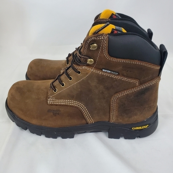 NIB CA3535 Carolina Men's Waterproof Insulated Composite Toe Dark Brown Size 11D - Picture 3 of 11